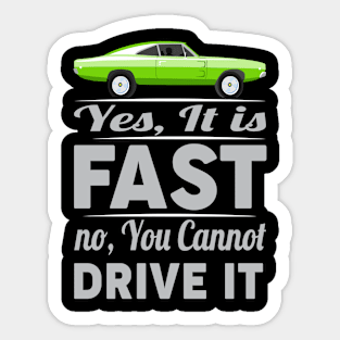 Yes, it is fast Sticker